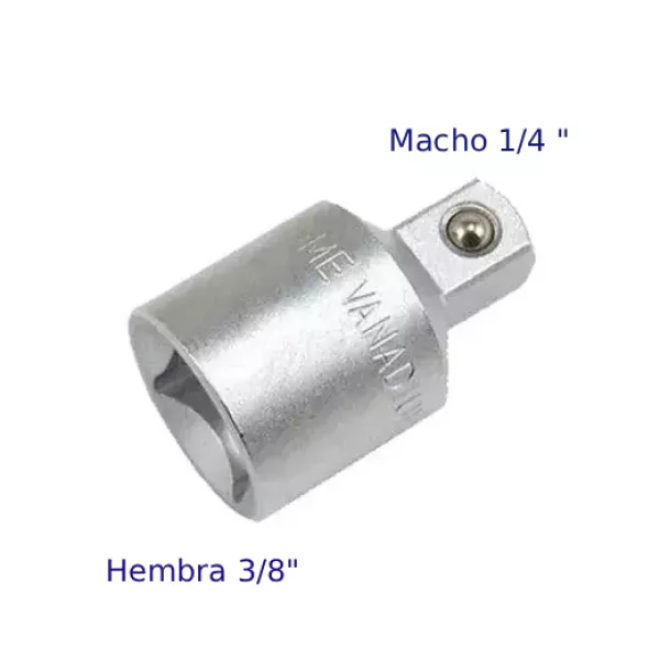 BOCALLAVE ADAPTADOR H 3/8" A M 1/4"