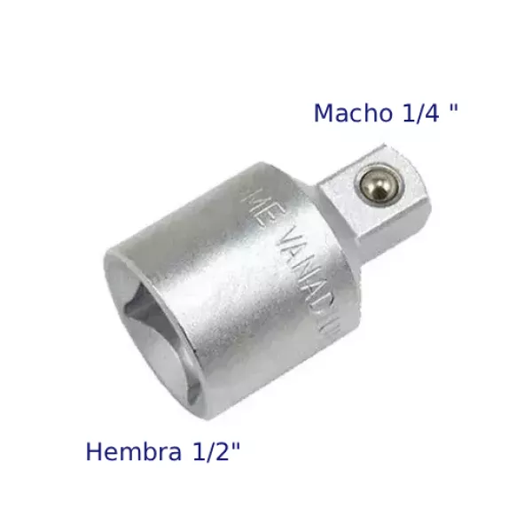 BOCALLAVE ADAPTADOR H 1/2" A M 1/4"
