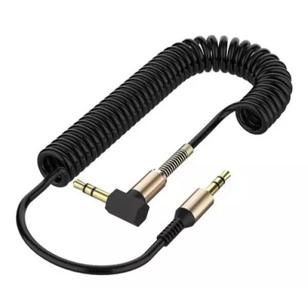 CABLE AUDIO - PLUG 3.5 - AUXILIAR ESPIRAL