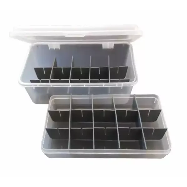 CAJA CONTENEDOR 2 NIVEL C/ DIVISIONES