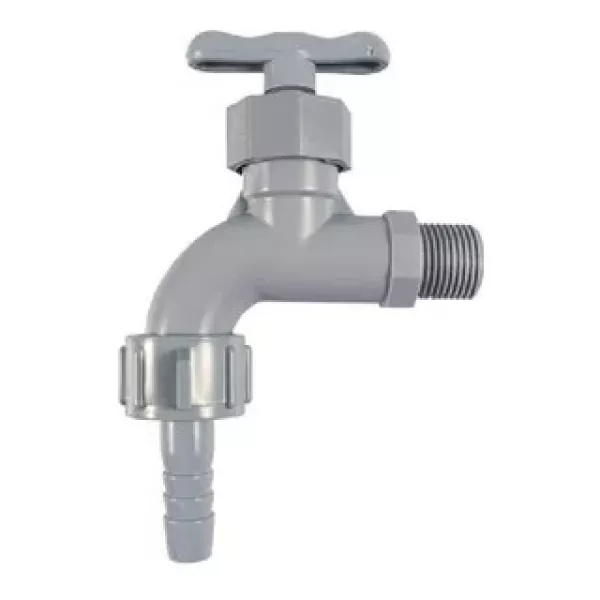 CANILLA PLASTICA 1/2" MOZART - GRIS