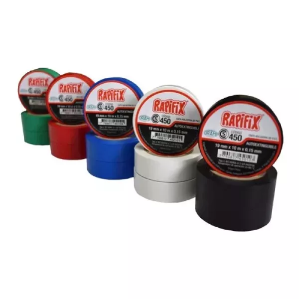 CINTA AISLADORA RAPIFIX 10 MT - COLOR