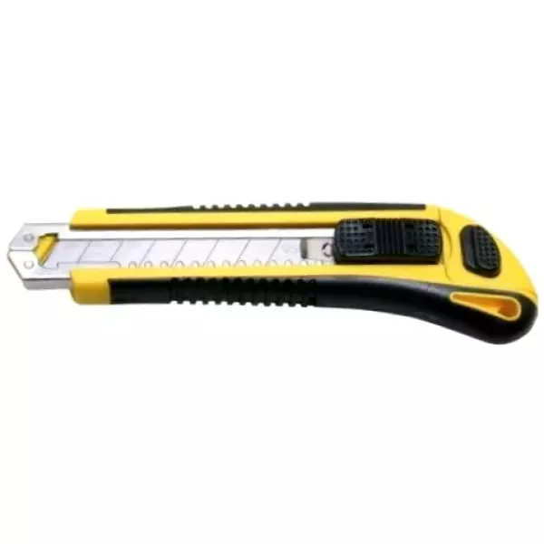 CUTTER HOJA ANCHA - GUIA METALICA + GOMA
