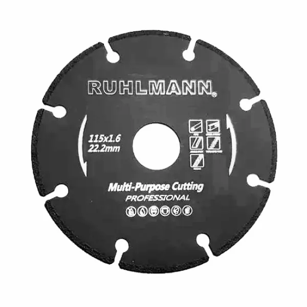 Disco Multicorte Metal 4 1/2" - Ruhlmann