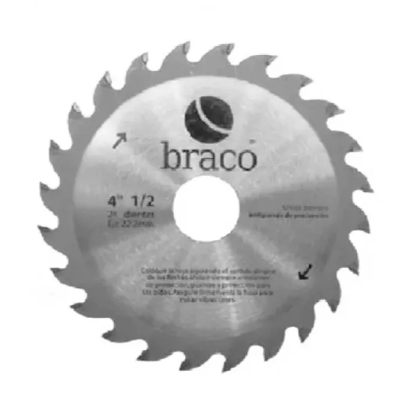 Disco Sierra Widia 4 1/2" - 24 D Braco
