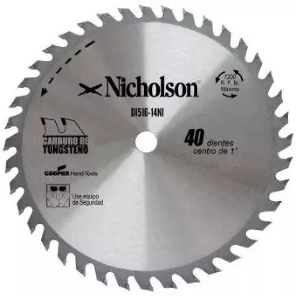 DISCO SIERRA WIDIA 12" - 40 D BRACO