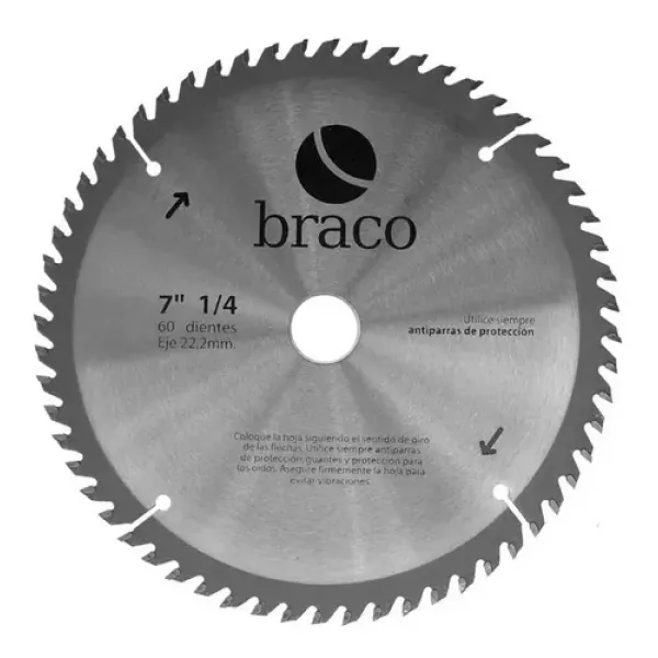 DISCO SIERRA WIDIA 7 1/4" - 24 D BRACO