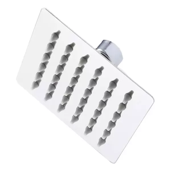 DUCHA AC.INOX. CUADRADA 4"