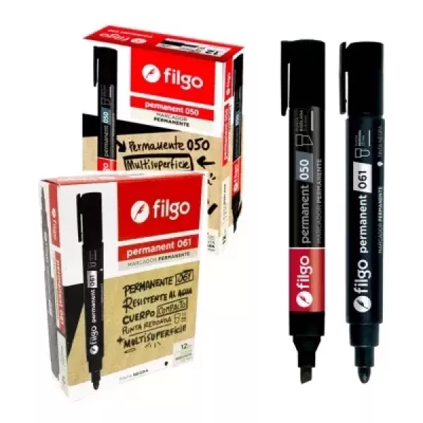 FIBRON INDELEBLE - PUNTA RED / BISELADA