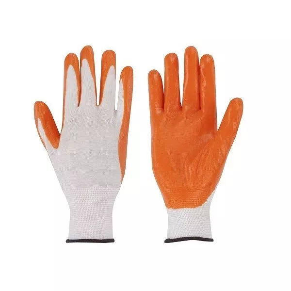 GUANTE NYLON PU - BLANCO
