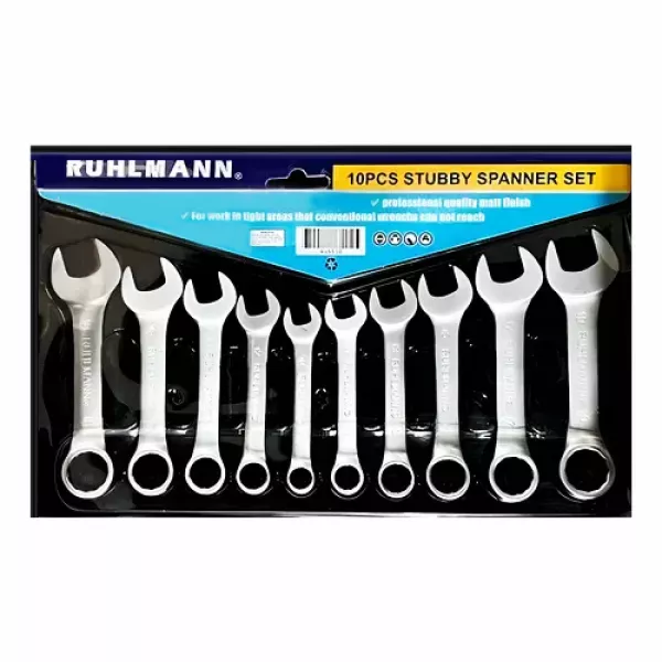 Llave Combinada Corta X 10 - ( 10 A 19 Mm )