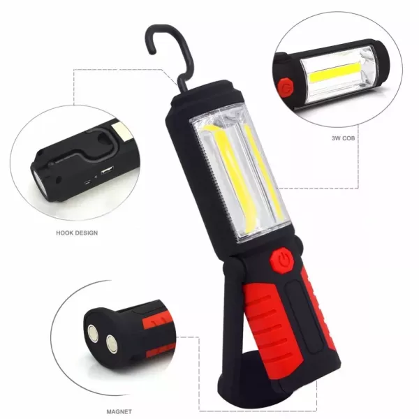 LINTERNA LED GANCHO / IMAN - ARTICULADA