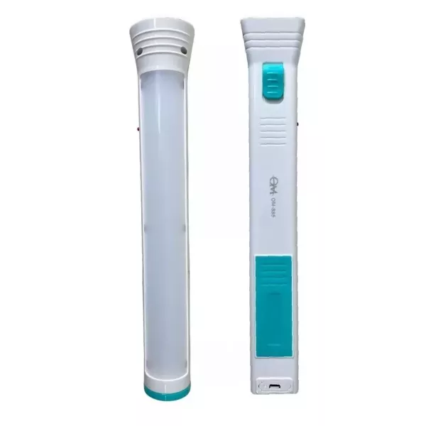 LINTERNA RECARG - TUBO GDE + 1 LED frontal