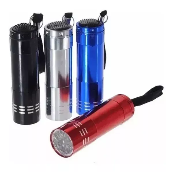 LINTERNA LED ALUMINIO - 9 LEDS