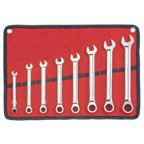 LLAVE COMBINADA X 8 U. - ( 6 A 17 MM )