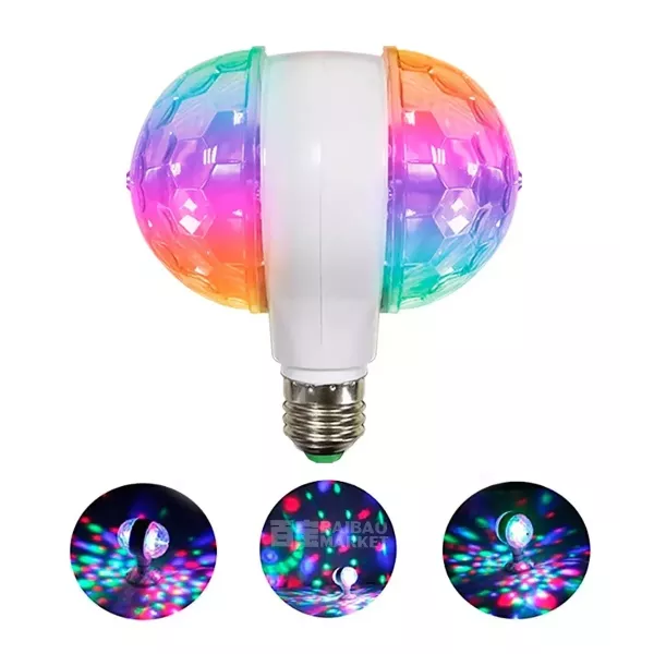LUZ LED - GIRATORIA PORTALAMP - DOBLE