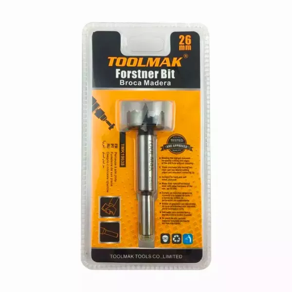 MECHA FOSTNER MADERA TOOLMAK - 26 MM