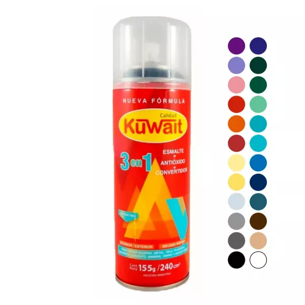 PINTURA AEROSOL 3 EN 1 240 CC - KUWAIT
