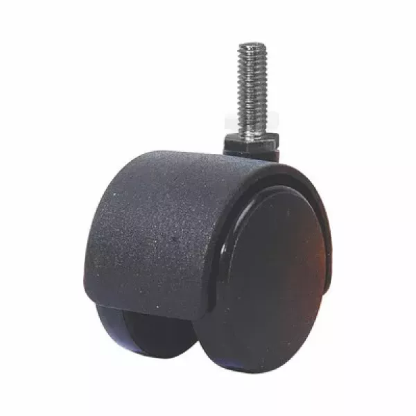 RUEDA PLAST. CON PERNO X 4 U.- 40 MM