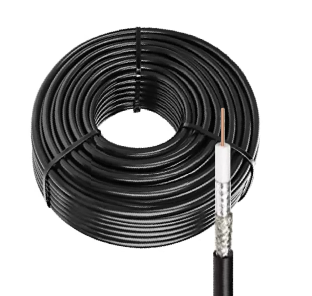 Cable Coaxil Rg6 X 100 Mt