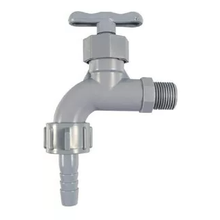 Canilla Plastica 1/2" Mozart - Gris