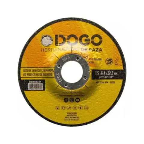 Disco Desbaste 4 1/2" - 6 Mm - Gladiator