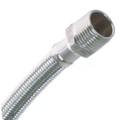 Flexible Gas Mallado Ac. Inox - 40 Cm